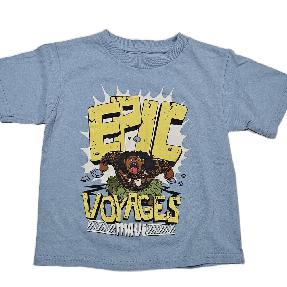 Disney Moana Maui 4pc Set — 3T Tops/Shorts & 4XS Tee - Picture 4 of 7